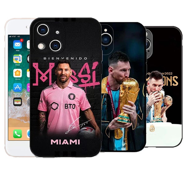 Handyhülle Lionel Messi - Miami Argentinien Inter - Für iPhone 5 - 15 Pro Max / Samsung / Huawei / Xioami / Redmi - Fußball - American