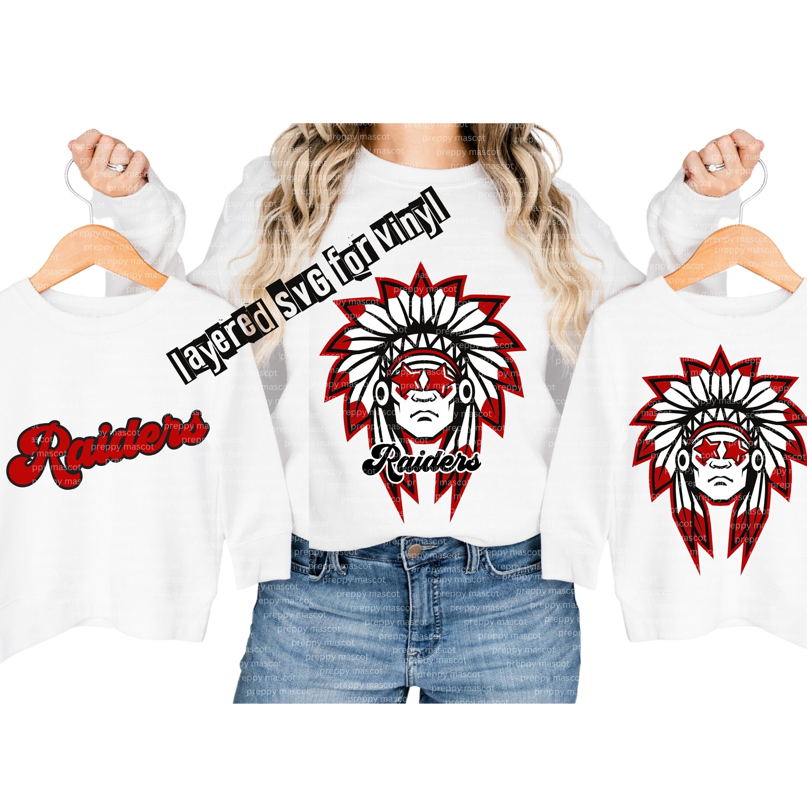 Preppy Mascot Raiders Tee Preppy Mascot Raiders Tee