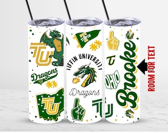 Tiffin University Gartenflagge – Doppelseitiges TU Drachen Banner Aus 100% Polyester | Offiziell Lizenziertes Fan-Artikeln