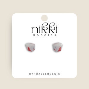 Take Out | Chinese Food | Foodie | Novelty Stud Statement Earrings | Trendy Gift | Funny Earrings | Hypoallergenic | Stainless Steel Post