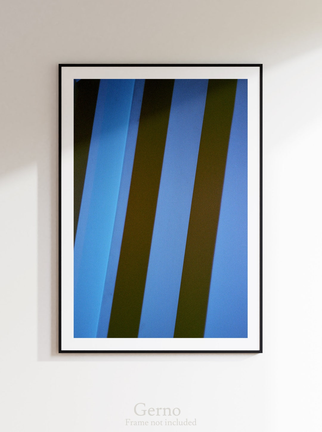 Original 35mm Film Photography Art Print Blue Block Part 2 Etsy