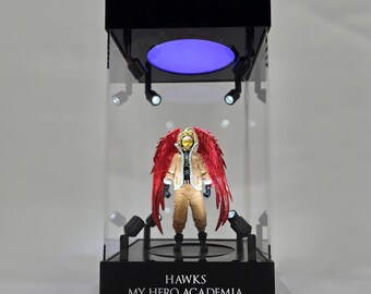 デラックスアクリル製アクションフィギュアディスプレイボックス（8個