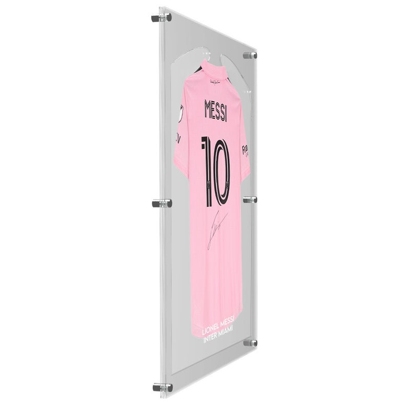 3D-Deluxe-Acryl-Sporttrikot-Präsentationsrahmen individuelle, personalisierte, handgefertigte UV-schützende Aufbewahrungsbox für Erinnerungsstücke Wandmontage Bild 5