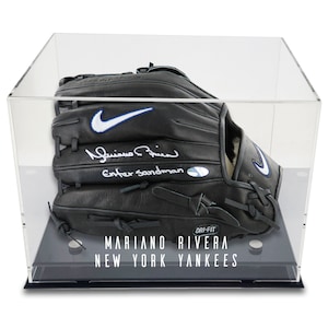 Personalized Handmade Acrylic Baseball Glove/Mitt Display Case - UV Protecting Memorabilia Storage Box - Wall or Table Mount - Fast Shipping