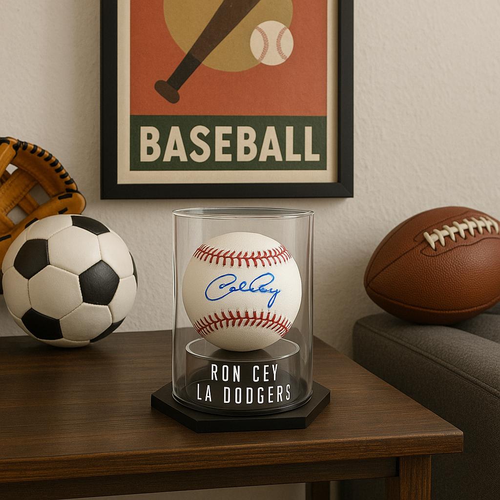 Portapalline Da Tennis In Acrilico - Display Con Base Per Souvenir E Collezioni, Protezione UV - Foto 6