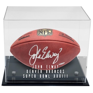 Custom Acrylic Football & Rugby Display Case - UV Protection for Memorabilia, Autographs Sports Gifts