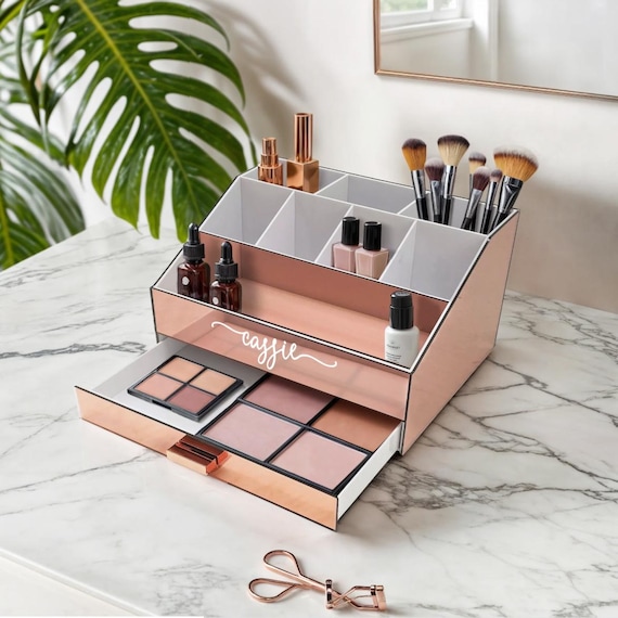 e fahrrad 24 zoll Make-up Pinsel Aufbewahrung aus Kristall Make-up Pinselhalter Kosmetik Pinsel Halter Organizer Stiftbehälter Desktop-Dekoration (Gold) Küche, Haushalt & Wohnen Farbe:Grau L Kaufe Kühlschrank Lagerung Box ALL