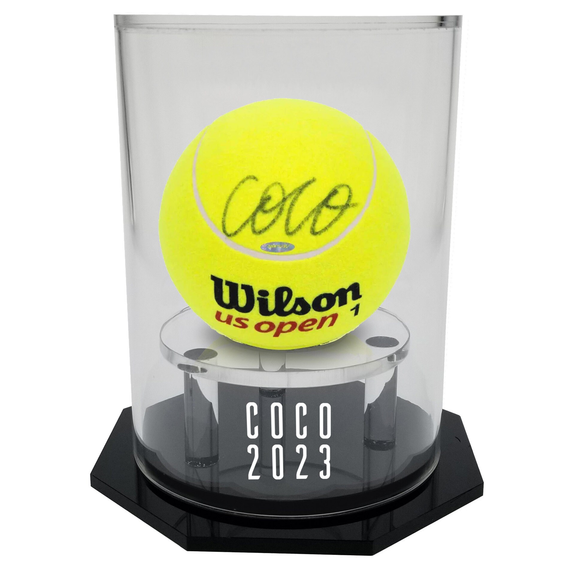 Portapalline Da Tennis In Acrilico - Display Con Base Per Souvenir E Collezioni, Protezione UV - Foto 9