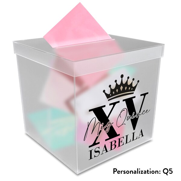 Quinceanera Card Box Etsy