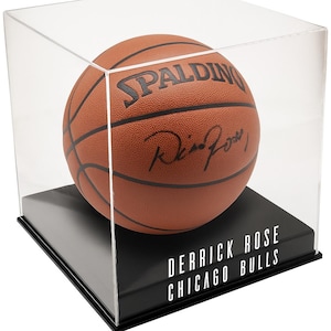 Custom UV-Protected Acrylic Display Case for Sports Balls - Memorabilia Storage Box - Suitable for Basketball/Soccer/Volleyball/Bowling/More