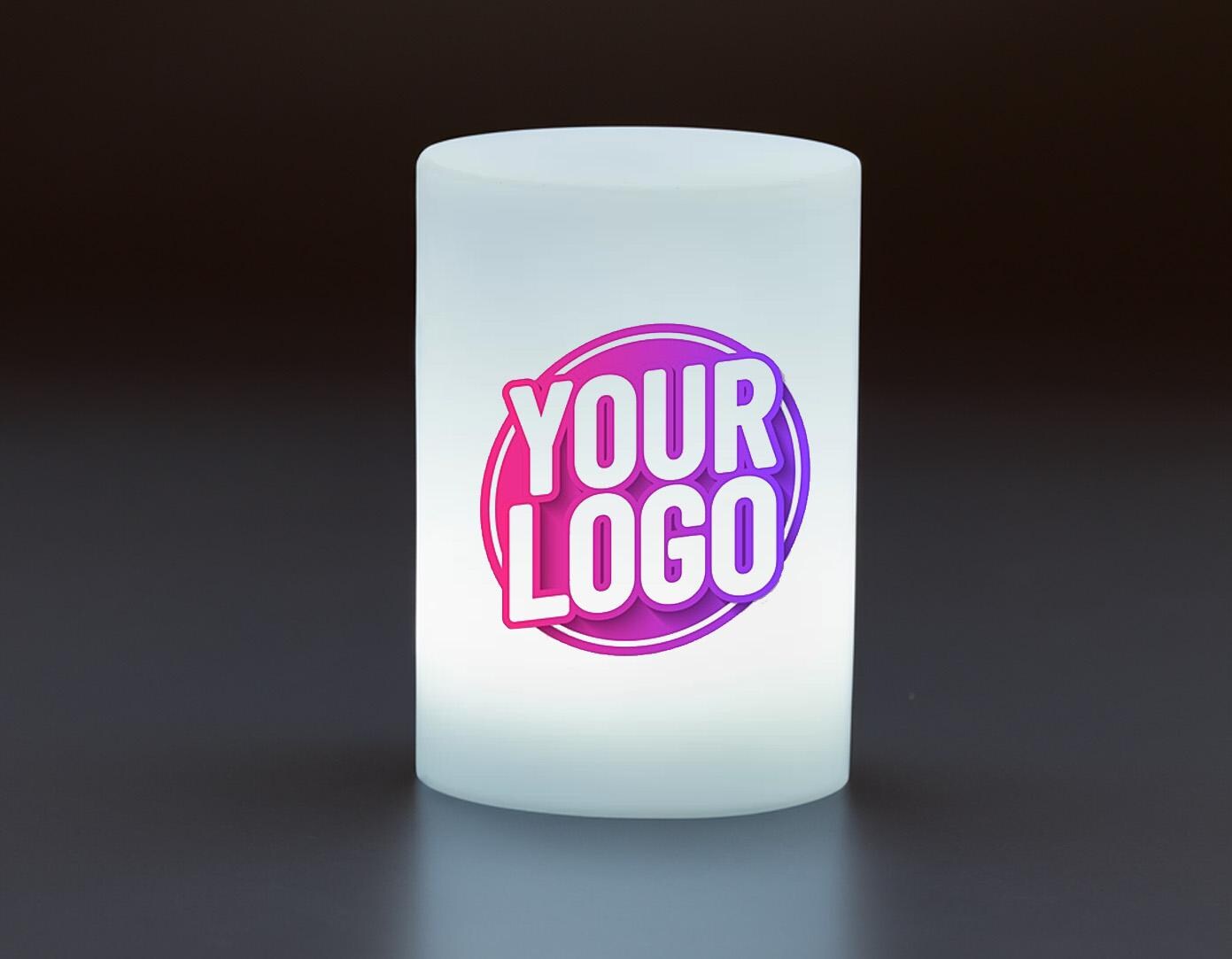 Customized Glow Light Pillar - Trade Show/event/retail Logo Display ...