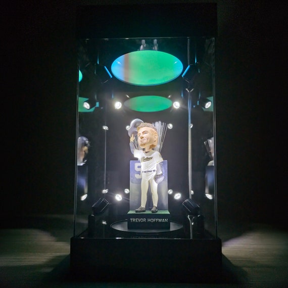 Deluxe Acrylic Rotating Stage Spotlight Display Box With 8 LED 
