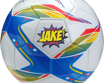 Personalisierter Fußball - Name & Logo | Größen 3, 4, 5 | Individuelles Geburtstagsgeschenk für Kinder, Team Autogramm Sport Geschenk, Fußball Ausrüstung