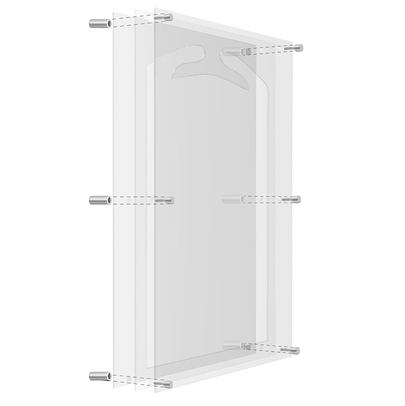 3D Deluxe Acrylic Sports Jersey Display Frame Custom Personalized Handmade UV Protecting Memorabilia Storage Case Wall Mount Blank