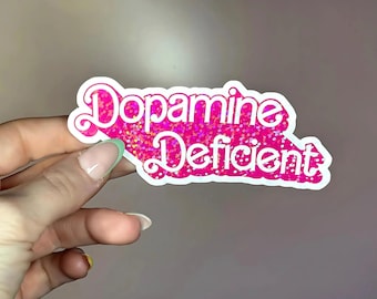 Pegatina holográfica para personas con deficiencia de dopamina: divertida calcomanía para el TDAH
