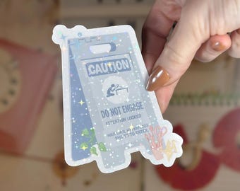 ADHD ハイパーフォーカス ホログラフィック ビニールステッカー - 面白い注意喚起デカール