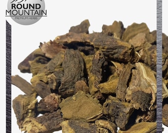 Tisane racine de bardane de qualité supérieure | Arctium lappa | Grande bardane | Gobos | Bardana | Bardane | Große Klette | Herboristerie | Sacré | Ayurvédique