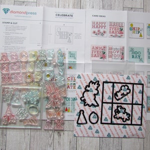 Diamond Press Celebrate Never Ending Card stamp and die set
