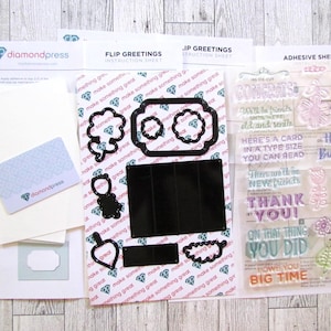 Diamond Press Every Day Pop-Up Greetings Stamp and die set