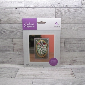 Conjunto de carimbo, estêncil e molde Crafter's Companion Mistletoe