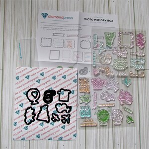 Diamond Press Anlässe Foto Memory Box Stempel und Die set