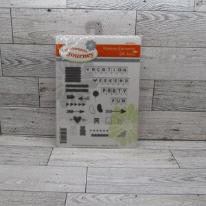 Sellos adhesivos Fun Stampers Journey Planner Elements