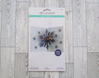 Spellbinders Pop-Up Schneeflocke Erstelle ein Kartenset