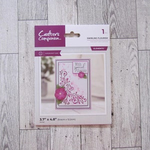 Molde de canto Swirling Flourish da Crafter's Companion