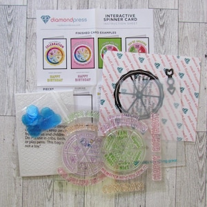 Diamond Press Spin to Win Interactive Spinner Card stamp and die set