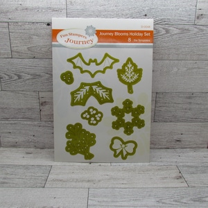 Conjunto de modelos Fun Stampers Journey Blooms Holiday Die