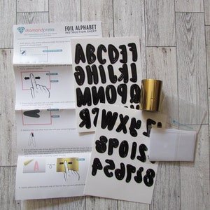 Kit de matrices Diamond Press Alpha Foil