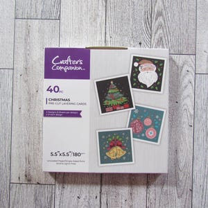 Cartões de Natal pré-cortados Crafter's Companion