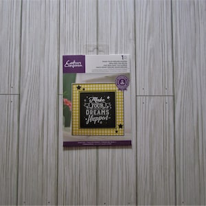 Sello Crafter's Companion Haz realidad tu sueño