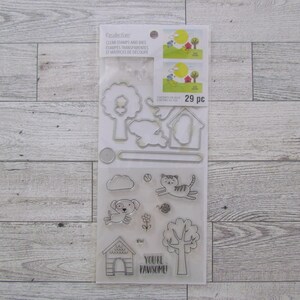 Juego de sellos y troqueles Recollection Pawsome Cat and Dog