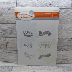 Fun Stampers Journey Banner Wishes-stempelset