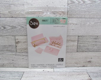 Sizzix Nameplate Thinlit Dies