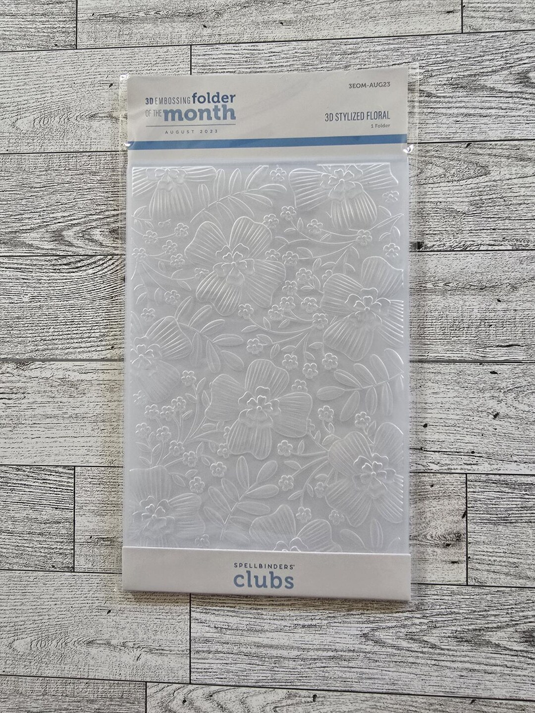 Spellbinders 3D Stylized Floral Embossing Folder - Etsy