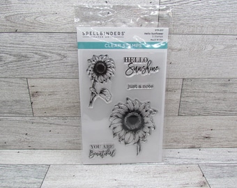 Spellbinders Hello Sunshine Clear-stempelset