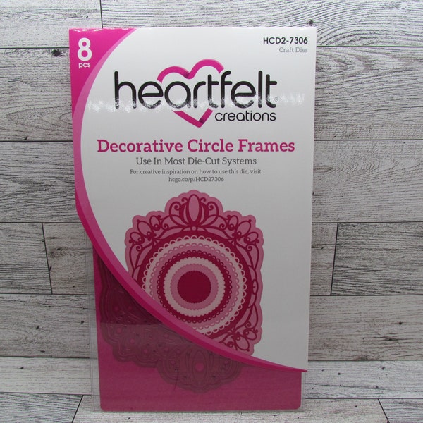 Heartfelt Creations Decorative Circle Frames dies