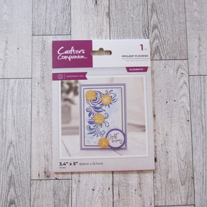 Molde de canto Crafter's Companion Opulent Flourish