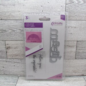 Set di timbri e fustelle Gemini Dream