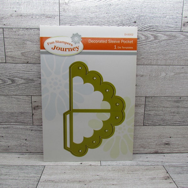 Fun Stamper Journey Decorated Sleeve Pocket die