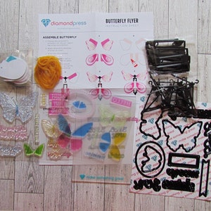 Diamond Press Butterfly stempel- en stansset