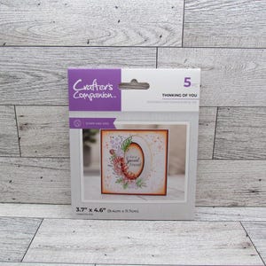 Conjunto de carimbos e matrizes "Crafter's Companion Thinking of You"