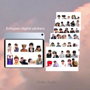 Enhypen digital stickers kpop meme