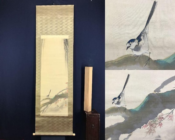 掛軸 190長生之図(ながいきのず) 掛け軸 190×54センチ