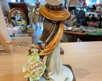 Capodimonte Florence Figurine by Bruno Merli – Elegant Lady With