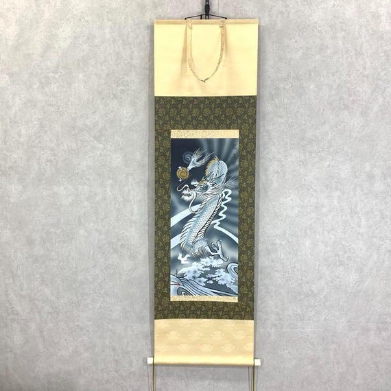 Lucky Dragon Scroll by Ogawa Juichi – Japanese Hanging Scroll for