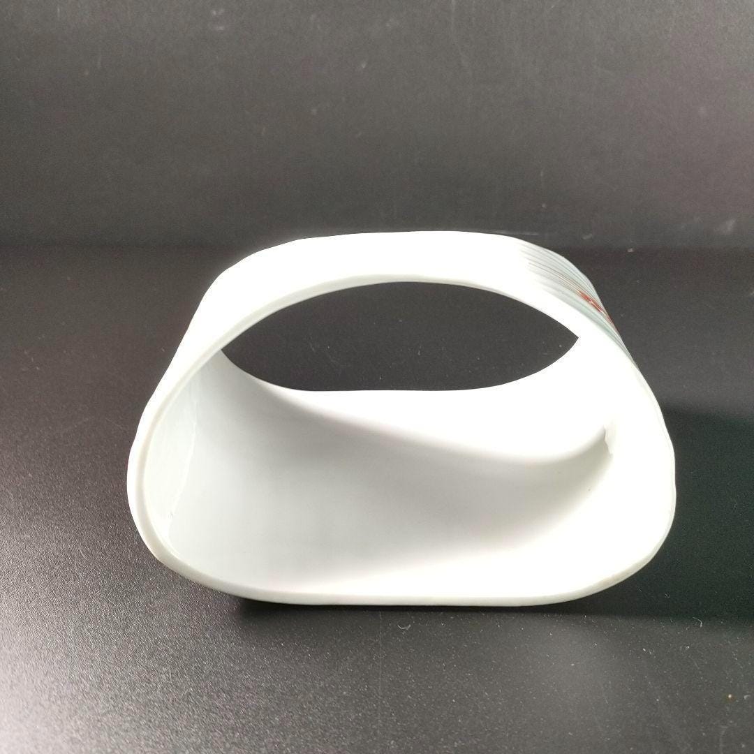 平安仁平作 向付皿 8枚セット 陶器製 麦文様手描き絵付け