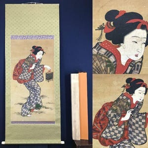 美人画掛軸（作者不詳)　Hanging Scroll Bijinga il_300x300.7073648602_9hqa.jpg